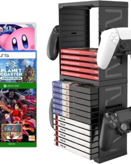 Games Storage Stand Compatible with PS5 PS4 Xbox Nintendo Switch Games Gamer Gifts